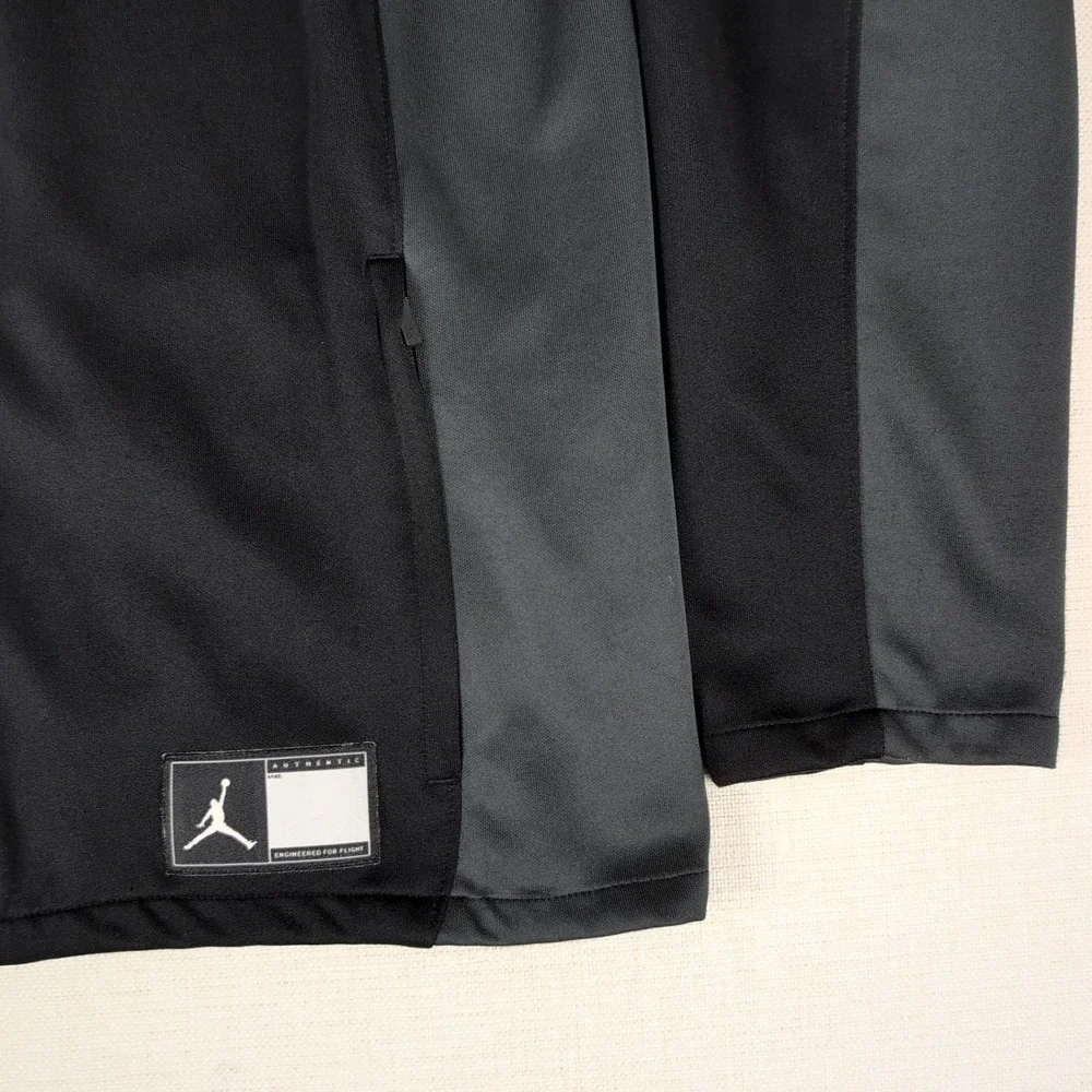 Jordan Mens Muskogee Roughers Dri-FIT Full Zip Track Jacket Large Athletic Black